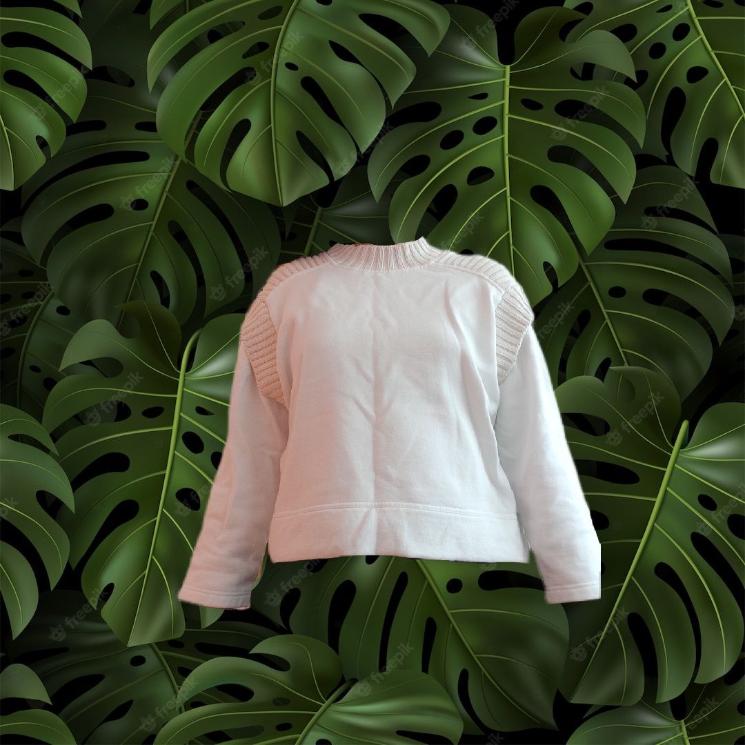 Sweter biały beżowy ZARA