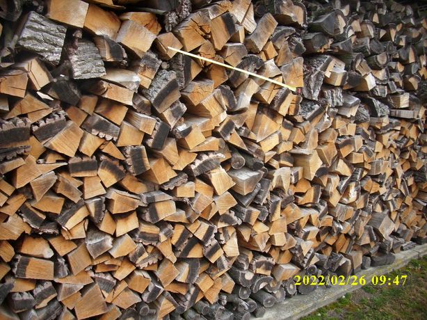 Drewno opałowe dąb suche, sezonowane 4 lata.