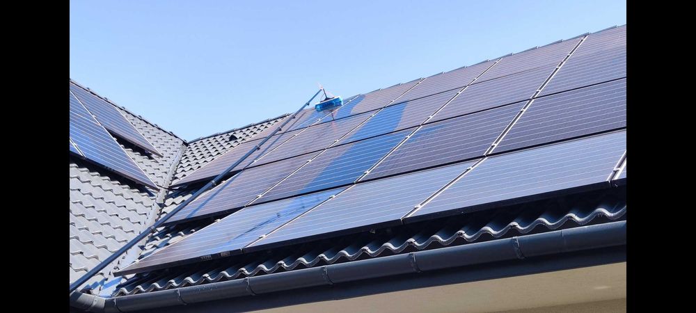 Mycie paneli fotowoltaicznych Elewacji szklanych, ceramicznych PVC