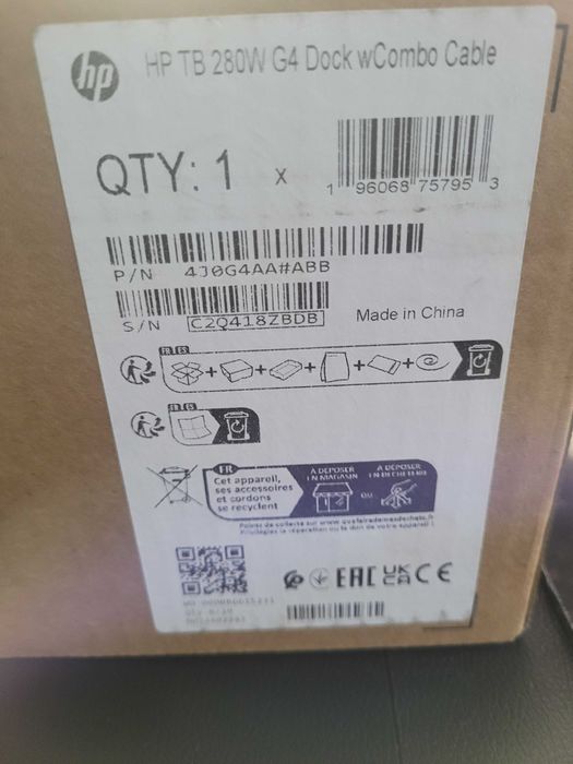 Stacja dokująca HP Thunderbolt 280W G4 z przewododem combo