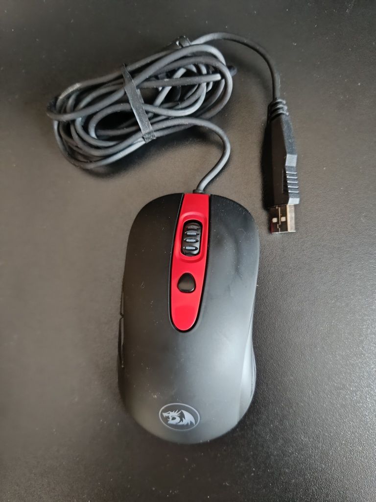 Myszka przewodowa, gamingowa Genesis Krypton 555+myszka redragon