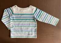 Bluzka chłopięca Jacadi Paris r. 80 86, bluza koszulka w paski