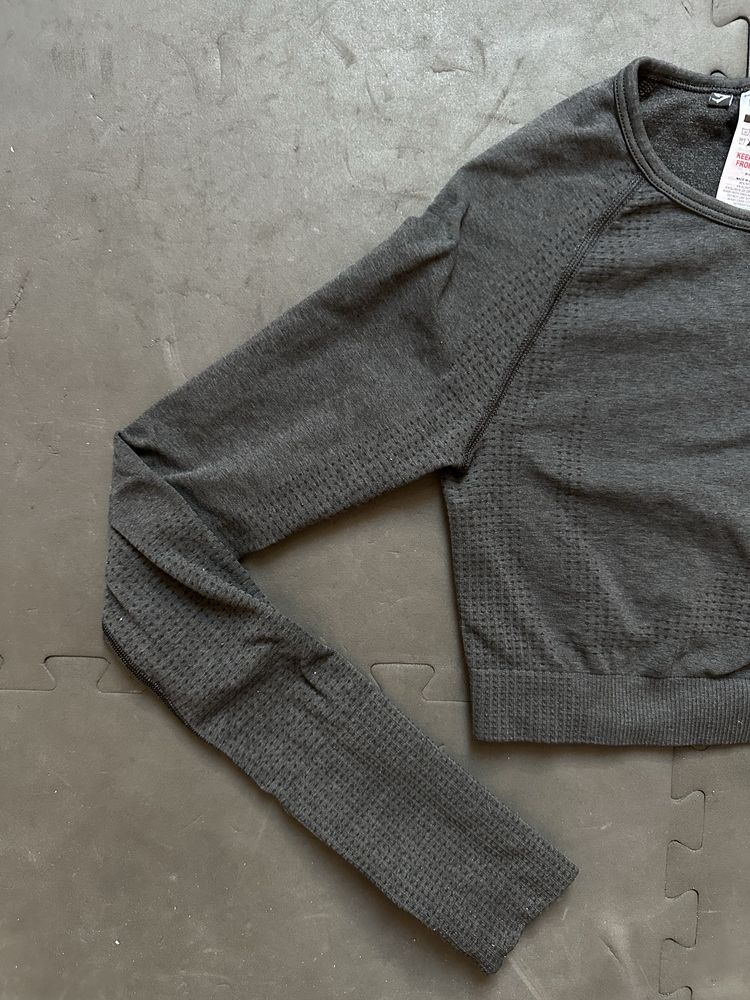 Top sportowy Gymshark stanik longsleeve crewneck
