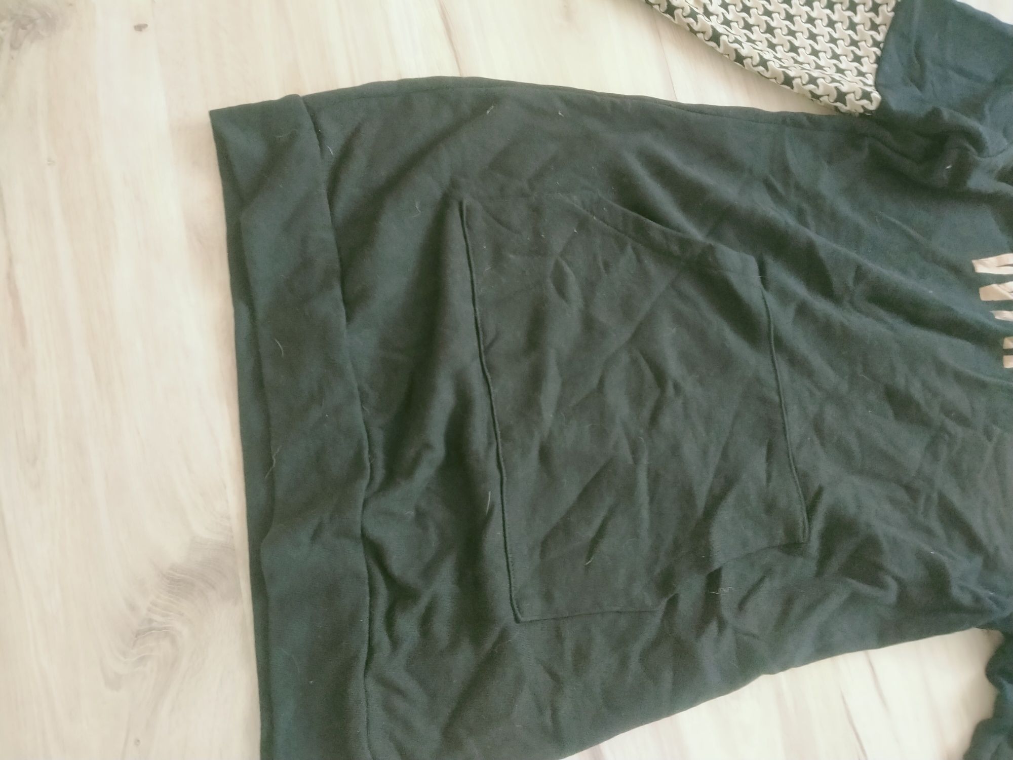 Bluza długa z kapturem damska M