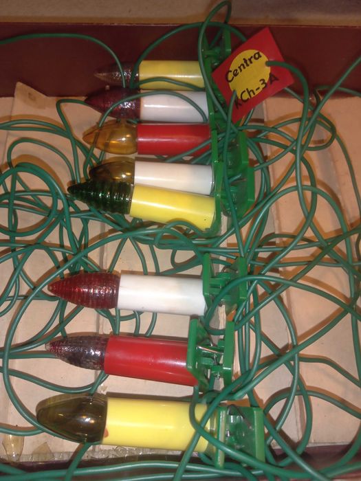 Lampki choinkowe Polskie CENTRA -PRL