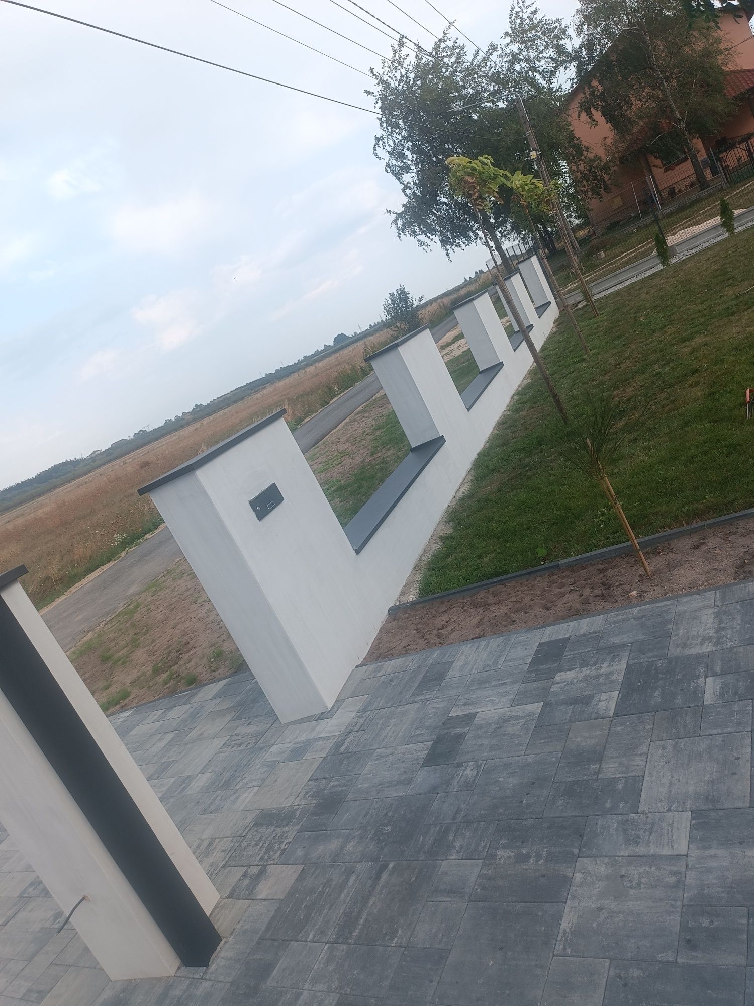Obróbki blacharskie, daszki ogrodzenie z blachy
