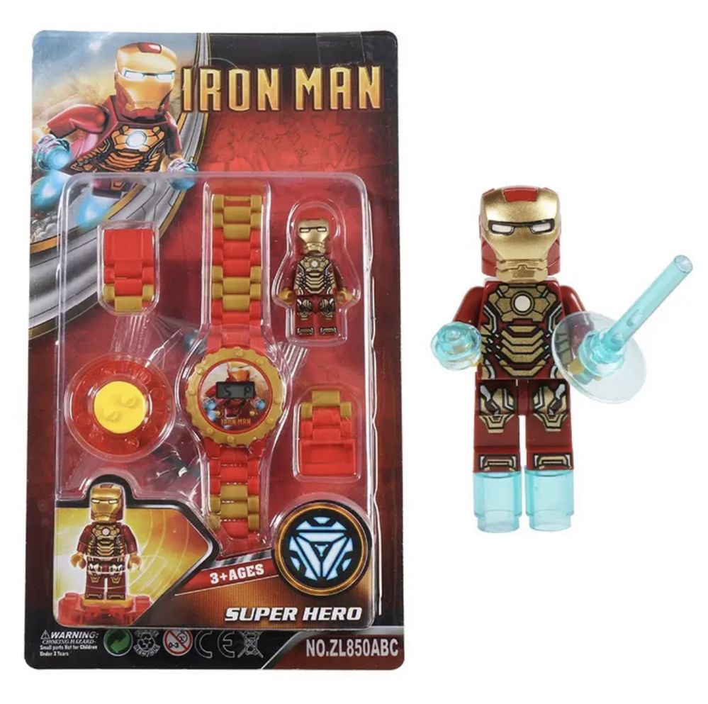 Годинник лего lego iron man