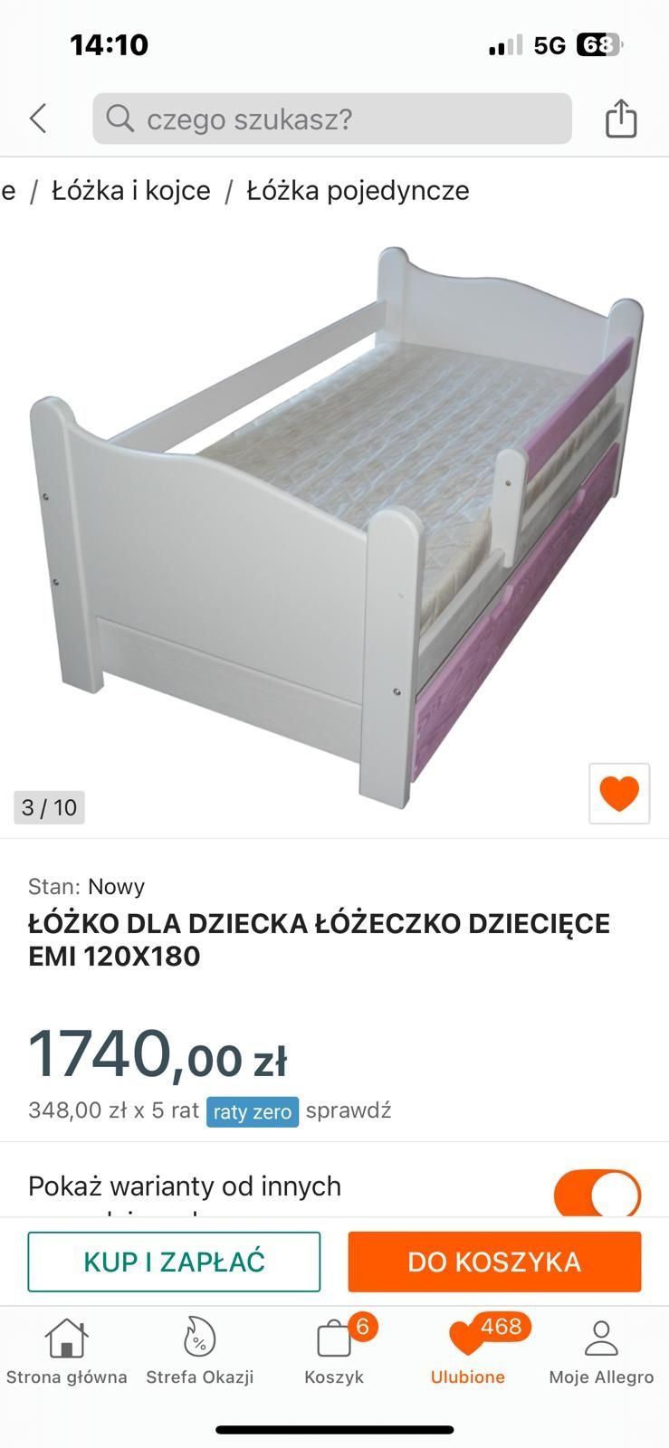 Łóżko dziecięce,materac,osłona na materac,skrzynia na posciel