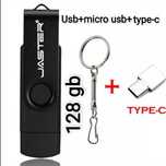 Флешка Jaster 128 Gb 2.0 OTG USB micro-USB
Type-C флешнакопичувач
