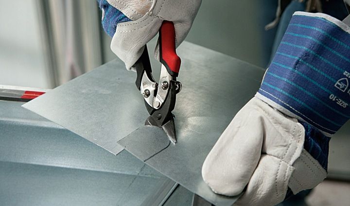 Erdi Nożyce Wzmocnione Do Blachy Ideal 180 Mm L+pr