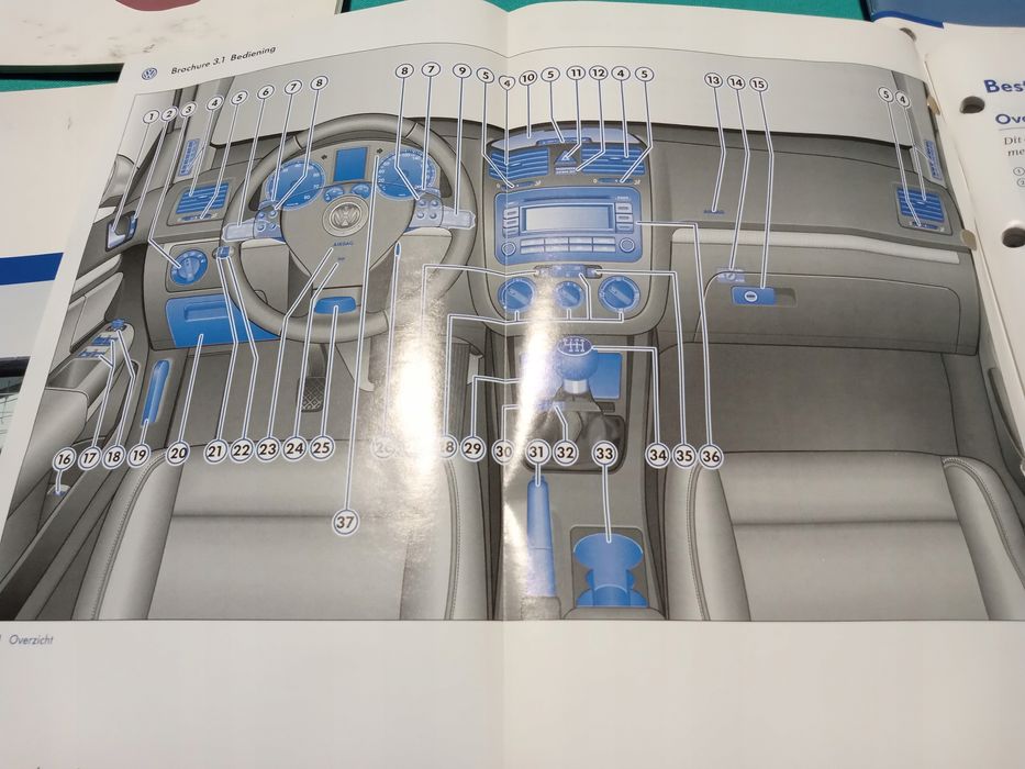 VW Volkswagen JETTA GOLF Variant Instrukcja książka Etui KOMPLET 2007