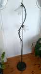 Lampa stojąca 2 klosze