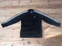 BLUZA ADIDAS czarna rozpinana ROZMIAR M (oversize)