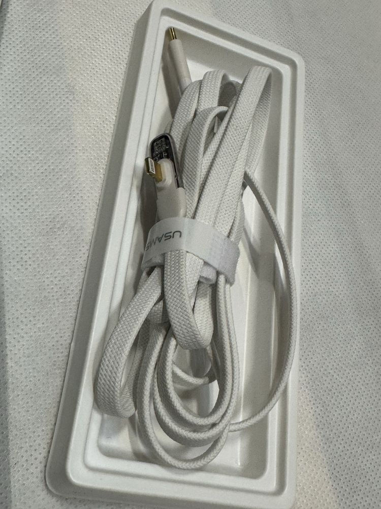 Ladowarka na iphone USAMS Kabel kątowy USB-C na Lightning PD 20W