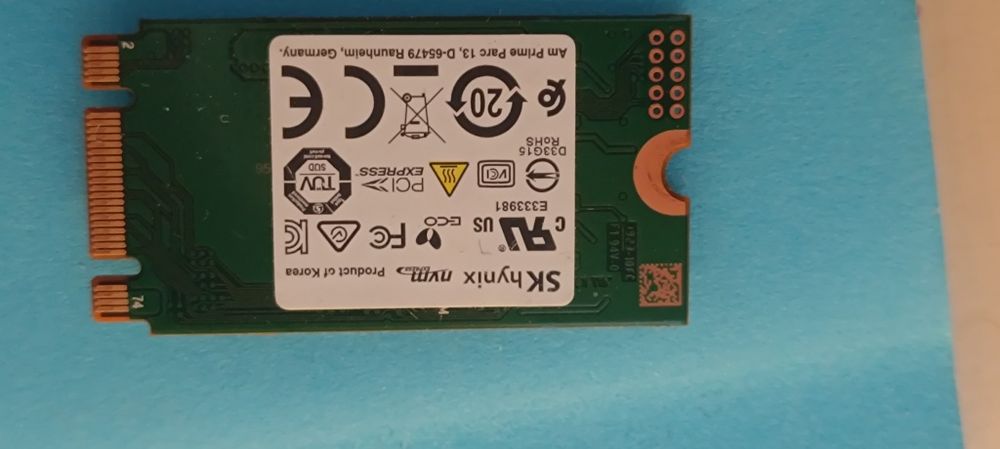 szybki dysk Ssd sk hynix Pcie Gen3 x2  128 GB