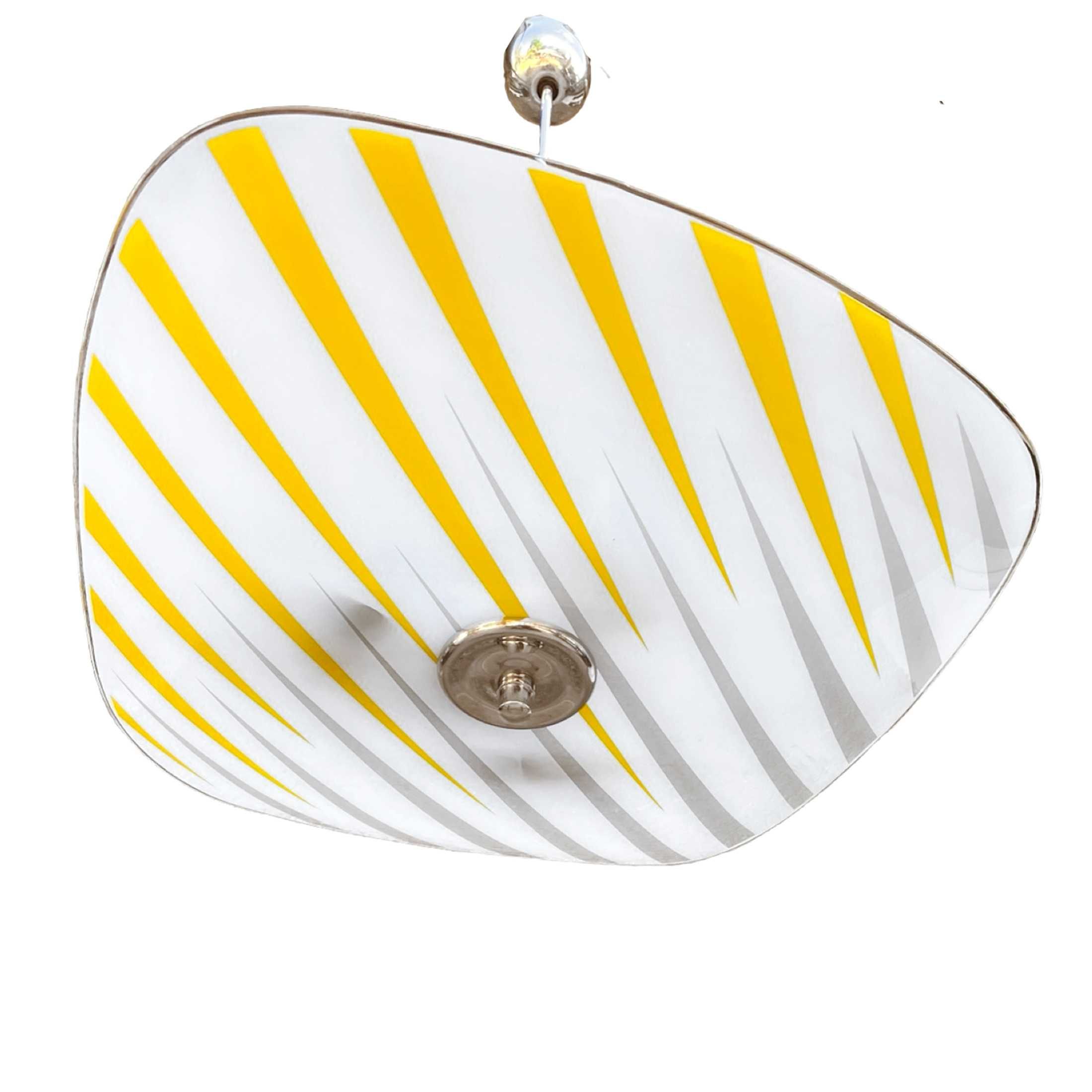 Lampa sufitowa w stylu Brusel Napako Czechosłowacja lata 60.