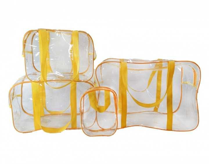 Набір 3+1 сумок у пологовий  EcoNova Light + косметичка, різні кольори