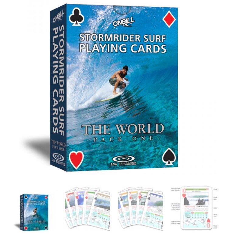 Baralho de cartas Storm rider surf playing cards surf wsl