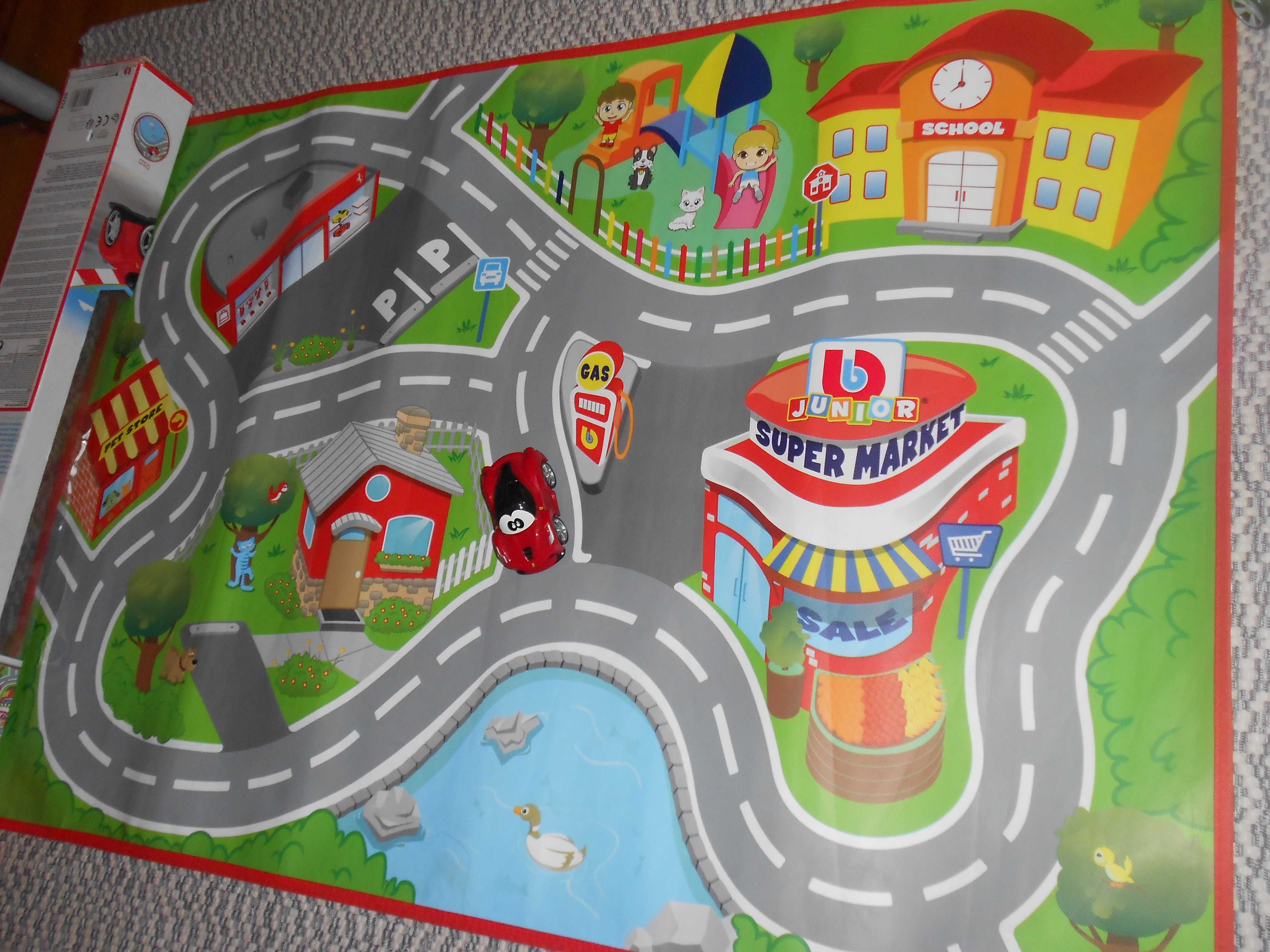 Tapete pista de brincar com carro