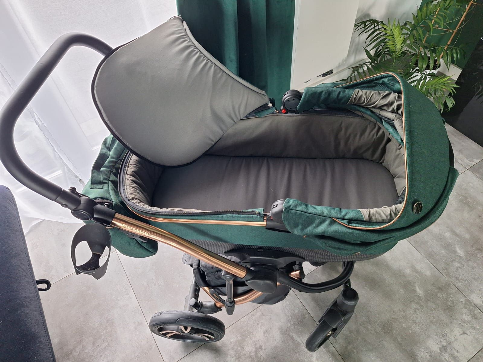 Wózek gondola + spacerówka Bebetto Bresso Premium Class Stella