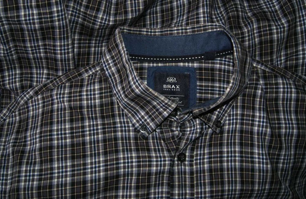 BRAX DANIEL ROZ.L 41/42 koszula męska w kratę
