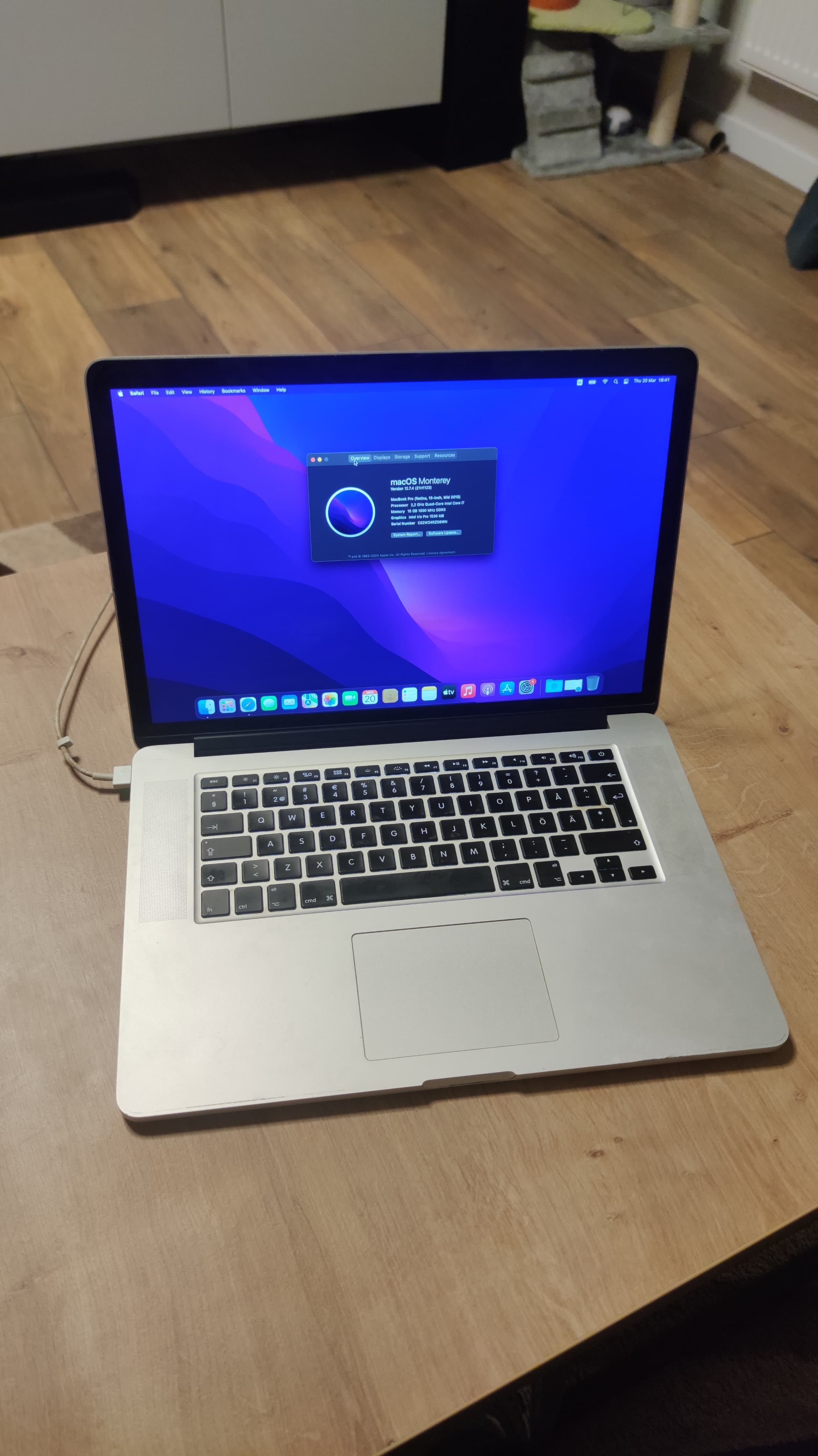 Macbook pro 15 Mid 2015