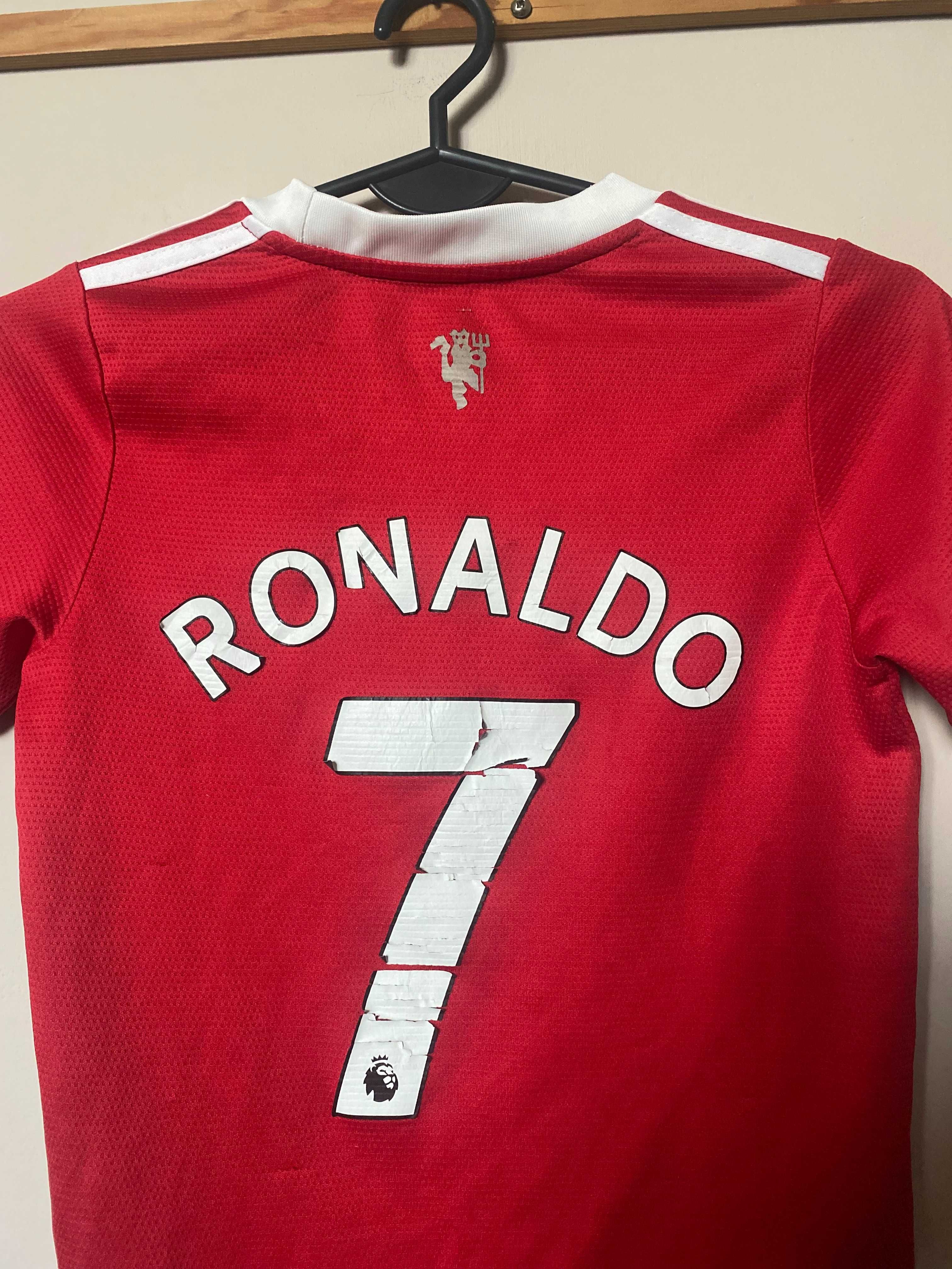 MANCHESTER UNITED FC - nr 7 RONALDO 2021 - 2022 - dziecięcy - UNIKAT