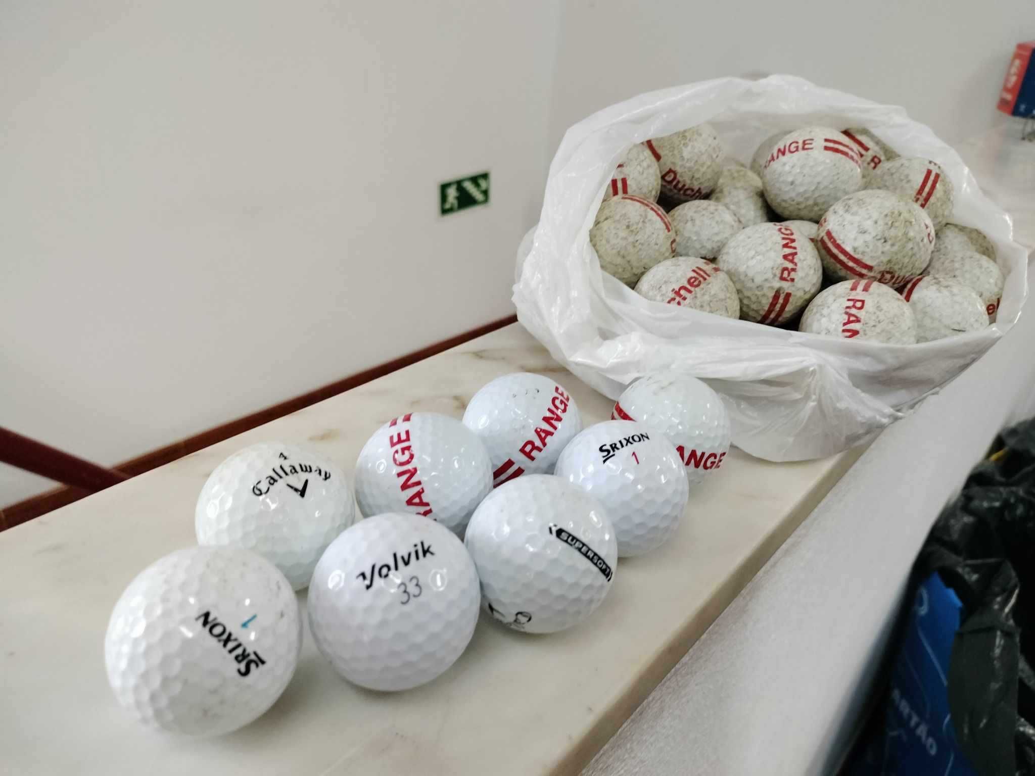 Bolas de Golfe de duas marca conceituadas (novas e usadas).