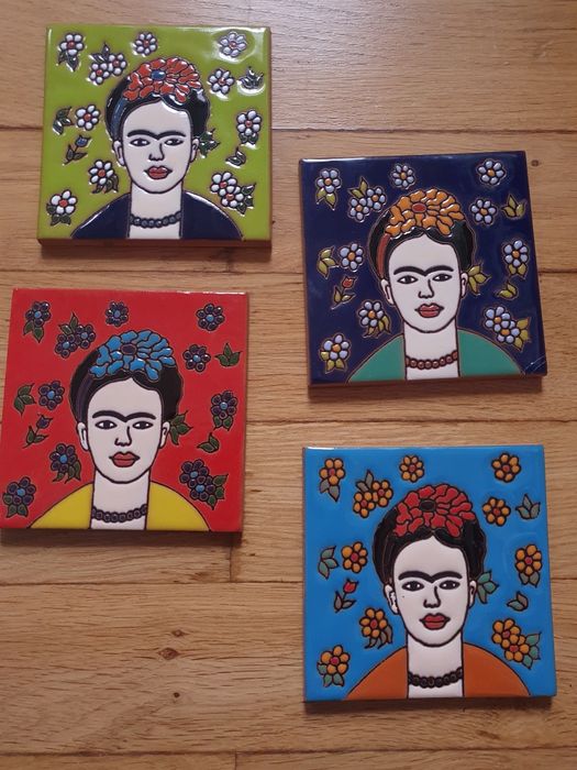 Kafelki Frida ceramiczne kafel dekor ręcznie robione hand made