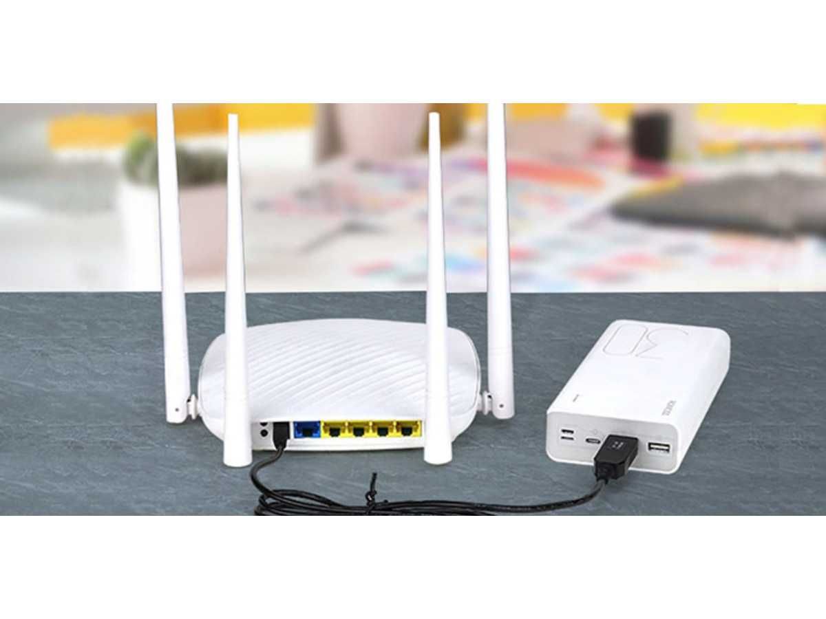 Кабель живлення для Wi-Fi роутера від Павербанка з 5V на 12V