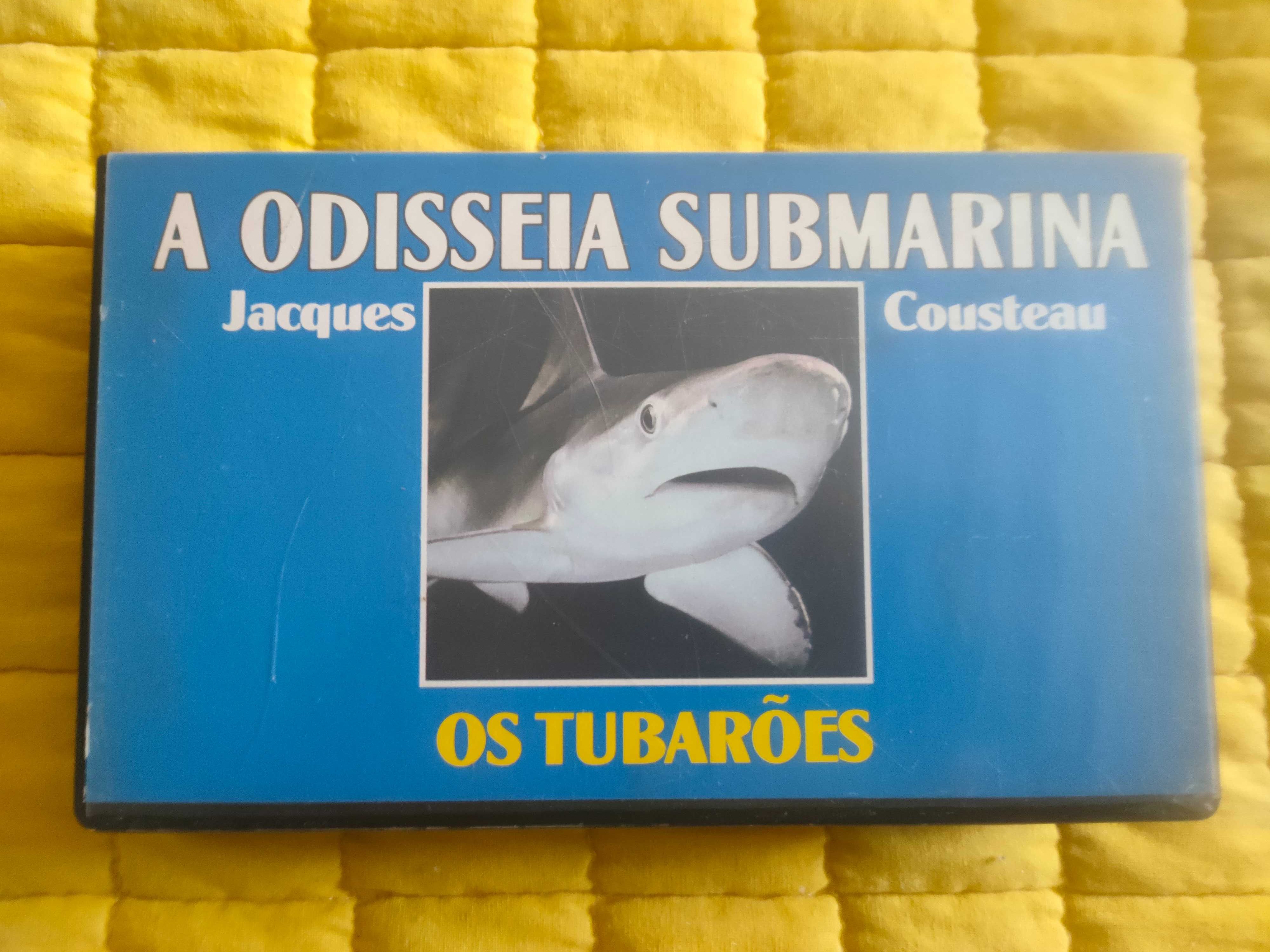 Vhs A Odisseia Submarina (Jacques Cousteau) Nº1 "Os Tubarões"
