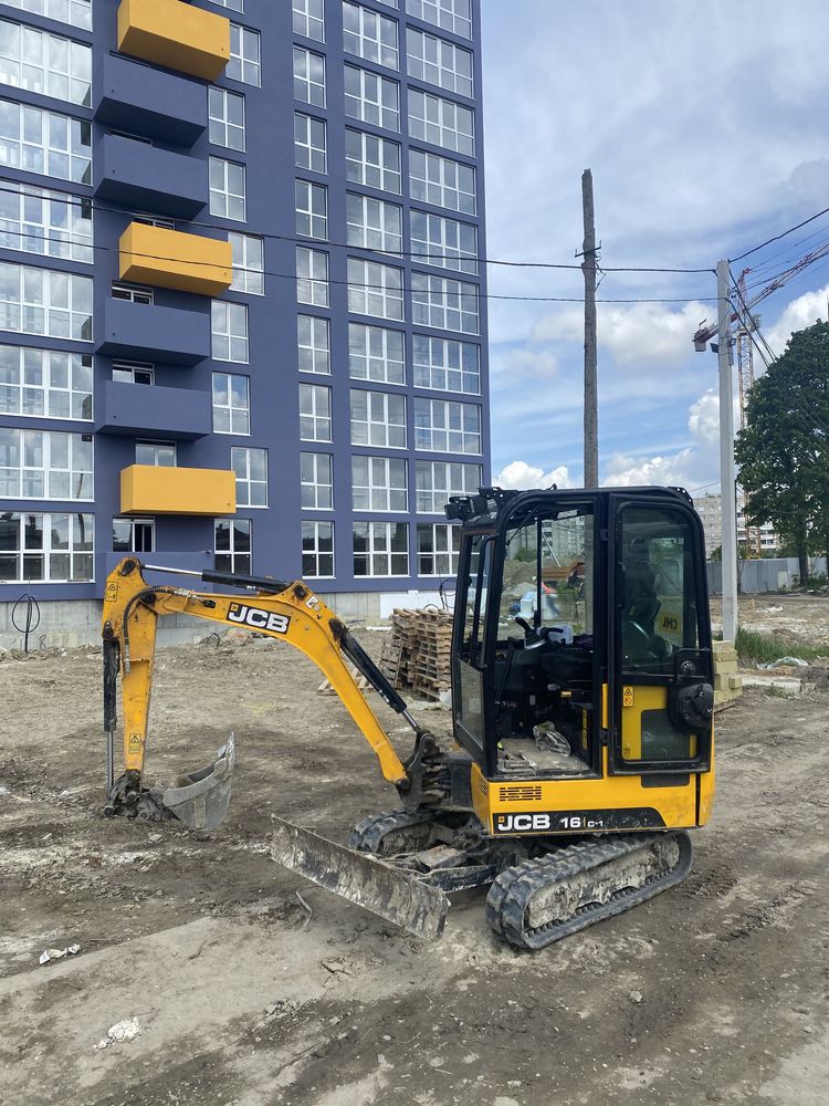 Мініекскаватор JCB 16 c-1 Бур, Гідромолот. Трактор. Екскаватор. Оренда