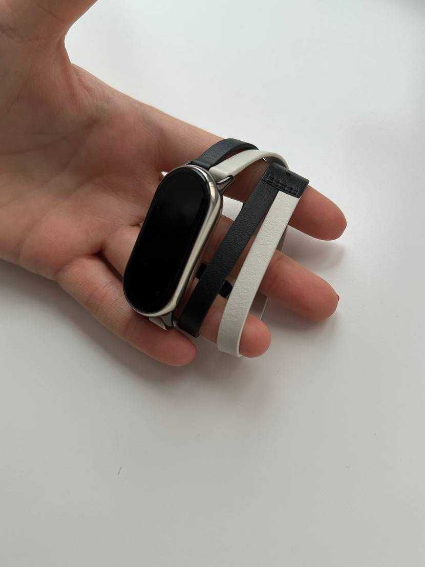 Ремешок для фитнес-браслета Xiaomi Smart Band 8 Strap Black White