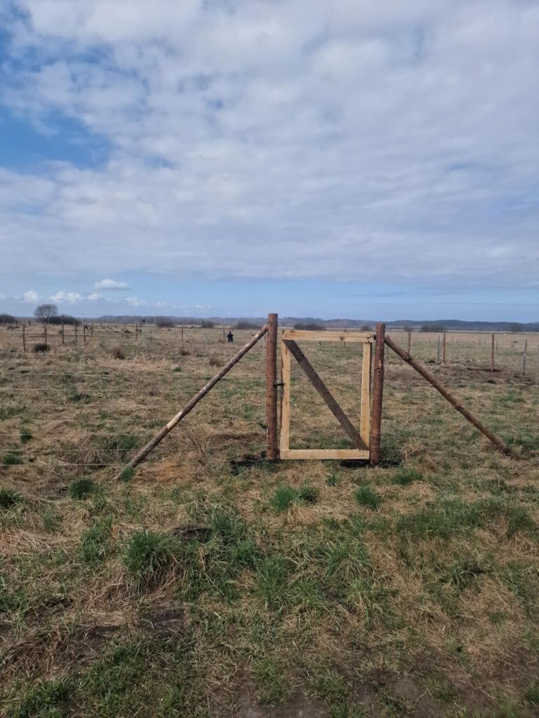 Ogrodzenie Lesne Tymczasowe Budowlane ranczo materiał