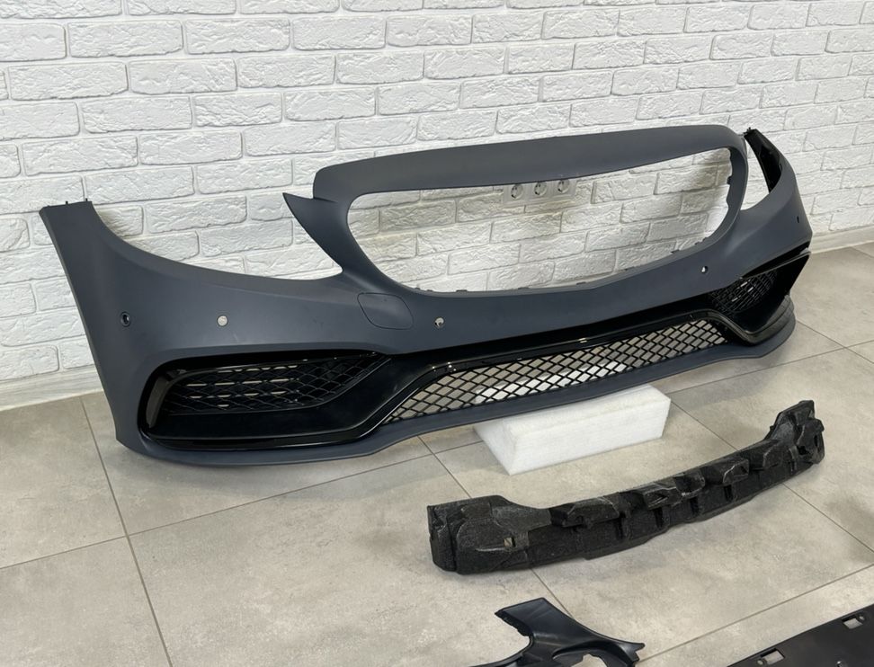 Бампер в сборе стиль AMG C63 Mercedes C-class W205 2014-2018