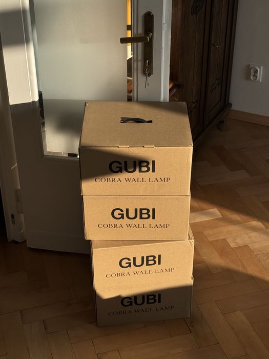 Kinkiet Gubi Cobra bialy mat