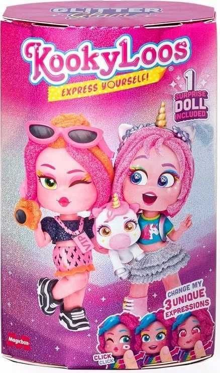 KookyLoos Laleczka w tubie niespodzianka seria 5 GLITTER GLAM nowa