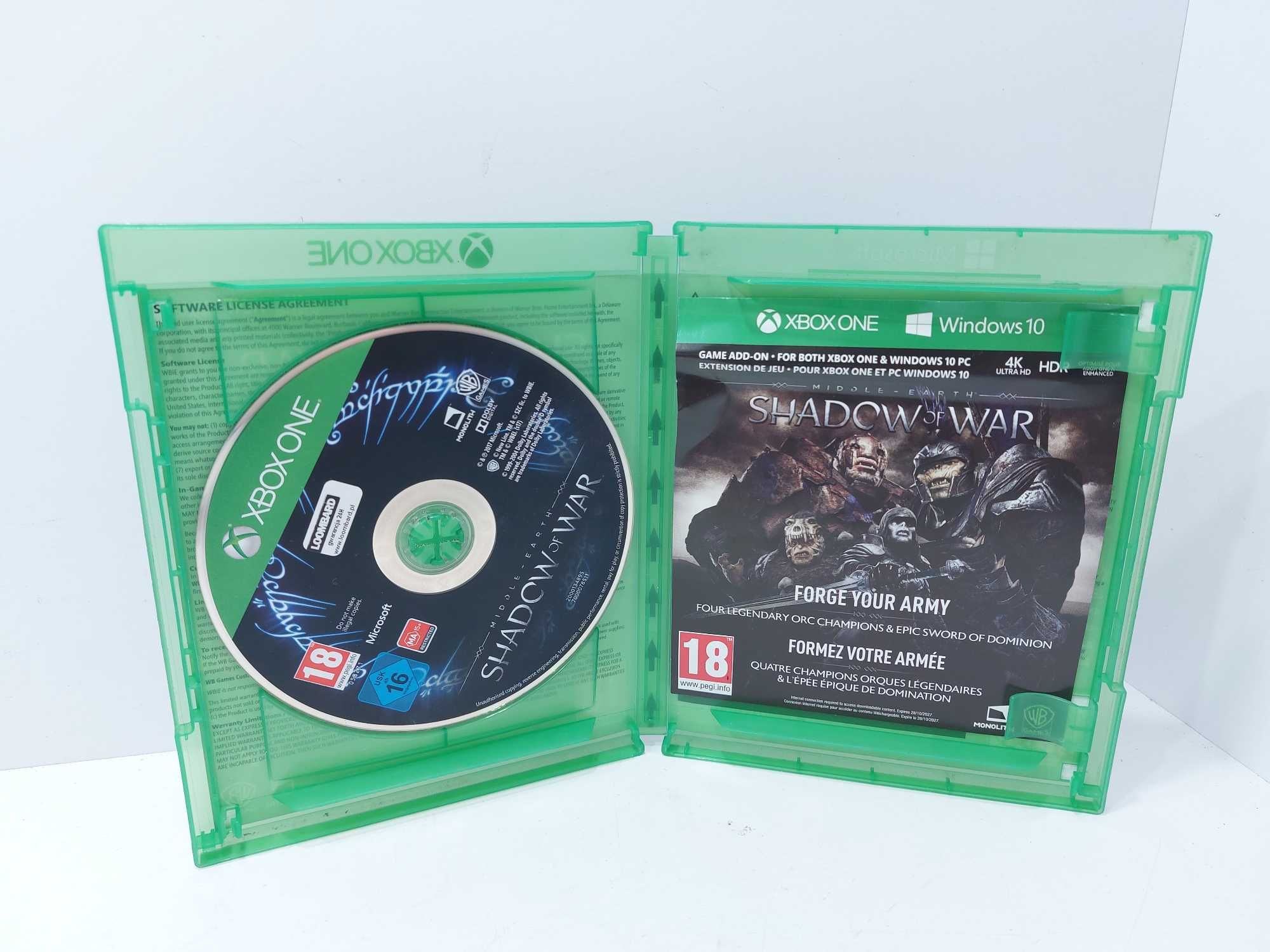Gra Xbox One Shadow of War (wersja angielska)