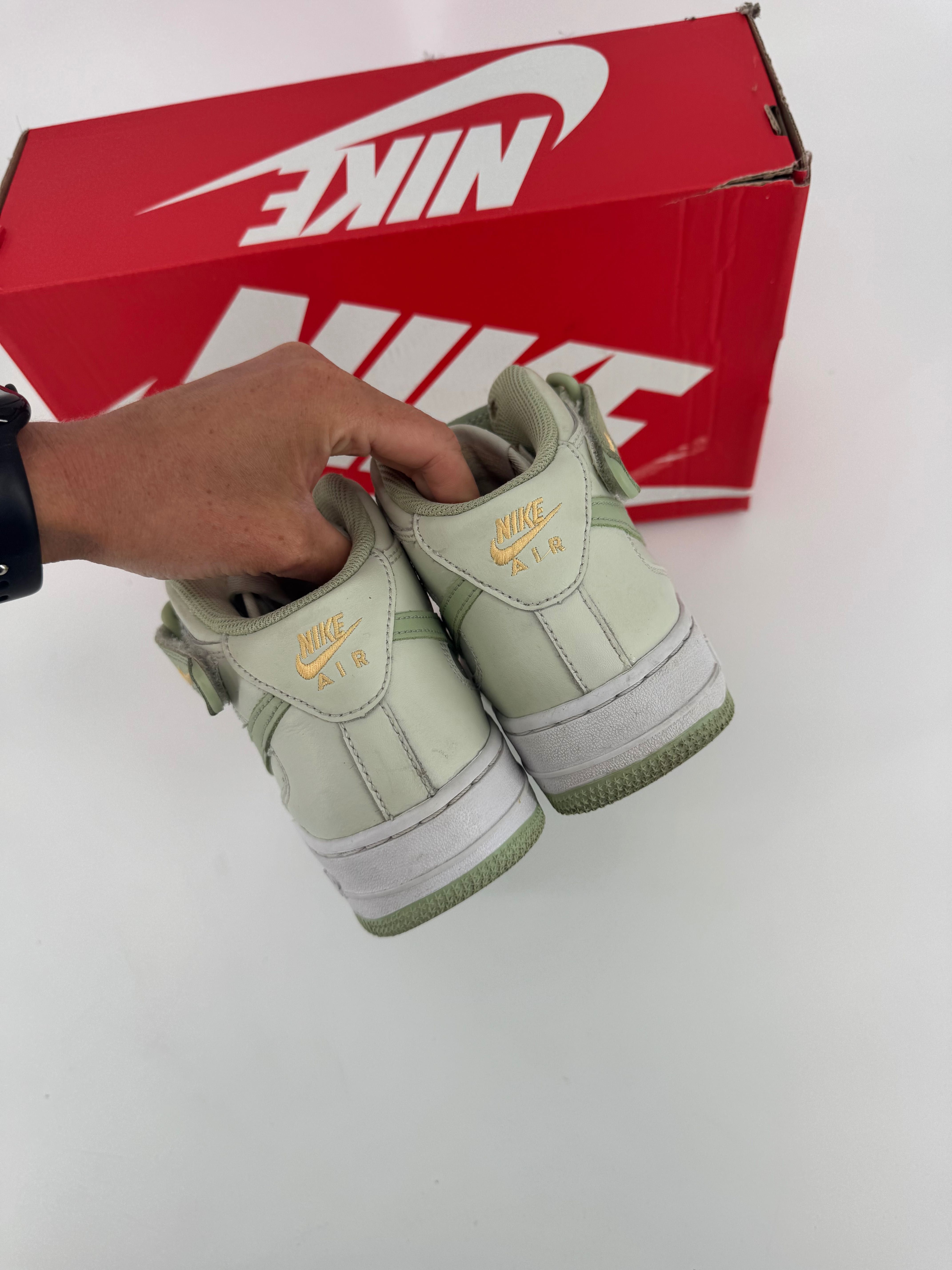 Nike air force 1 mid pistacjowe zielone forcy 36,5 sportowe damskie