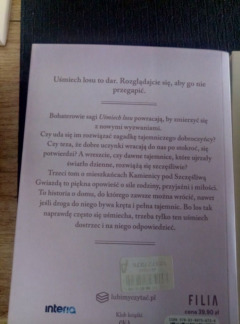 Agnieszka Kowalczyk seria Uśmiech losu-seria 3 książek