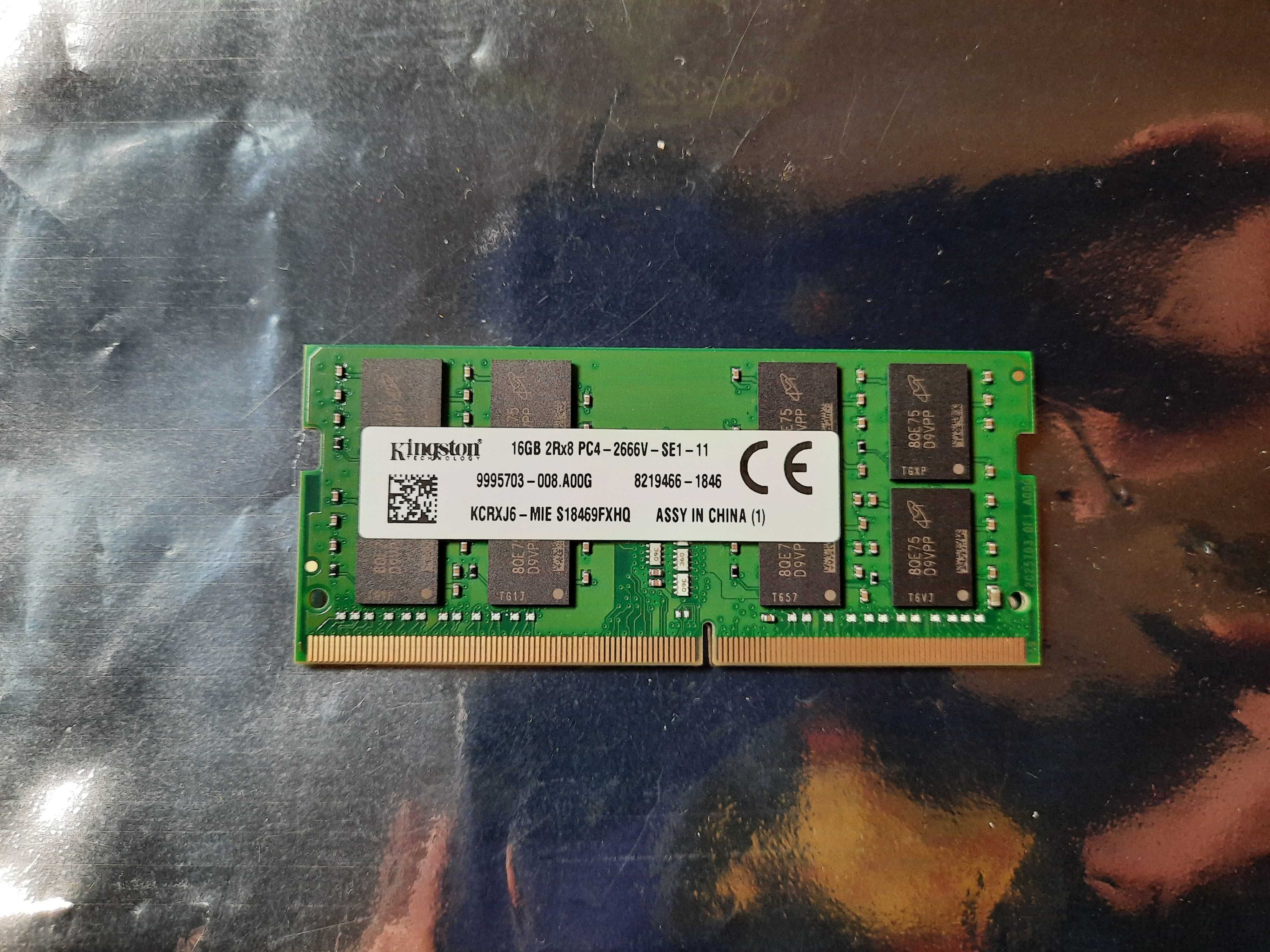 Samsung Hynix Micron Crucial 16GB DDR4 PC4-2666V SO-DIMM ноутбучна пам