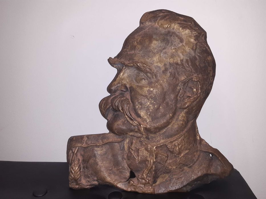 Marszałek Piłsudski -  plakieta z mosiądzu - 3.90 kg