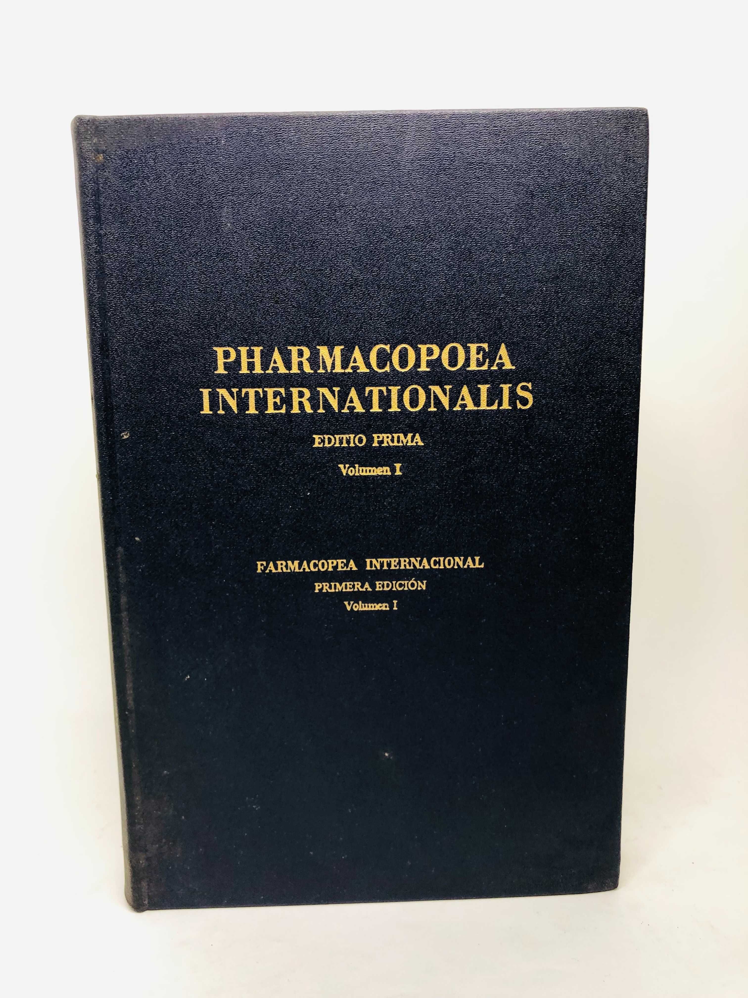 Pharmacopoea Internationalis 1º Ed Volumen I 1954