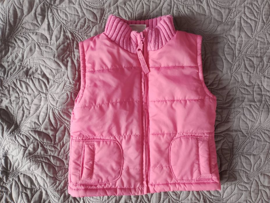 bezrękawnik dla dziewczynki 80