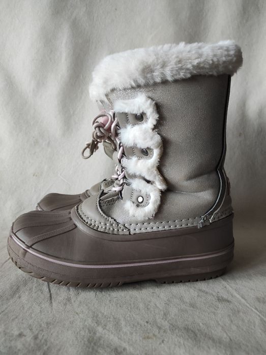 Śniegowce dziewczęce na futerku London Fog nr 2/34