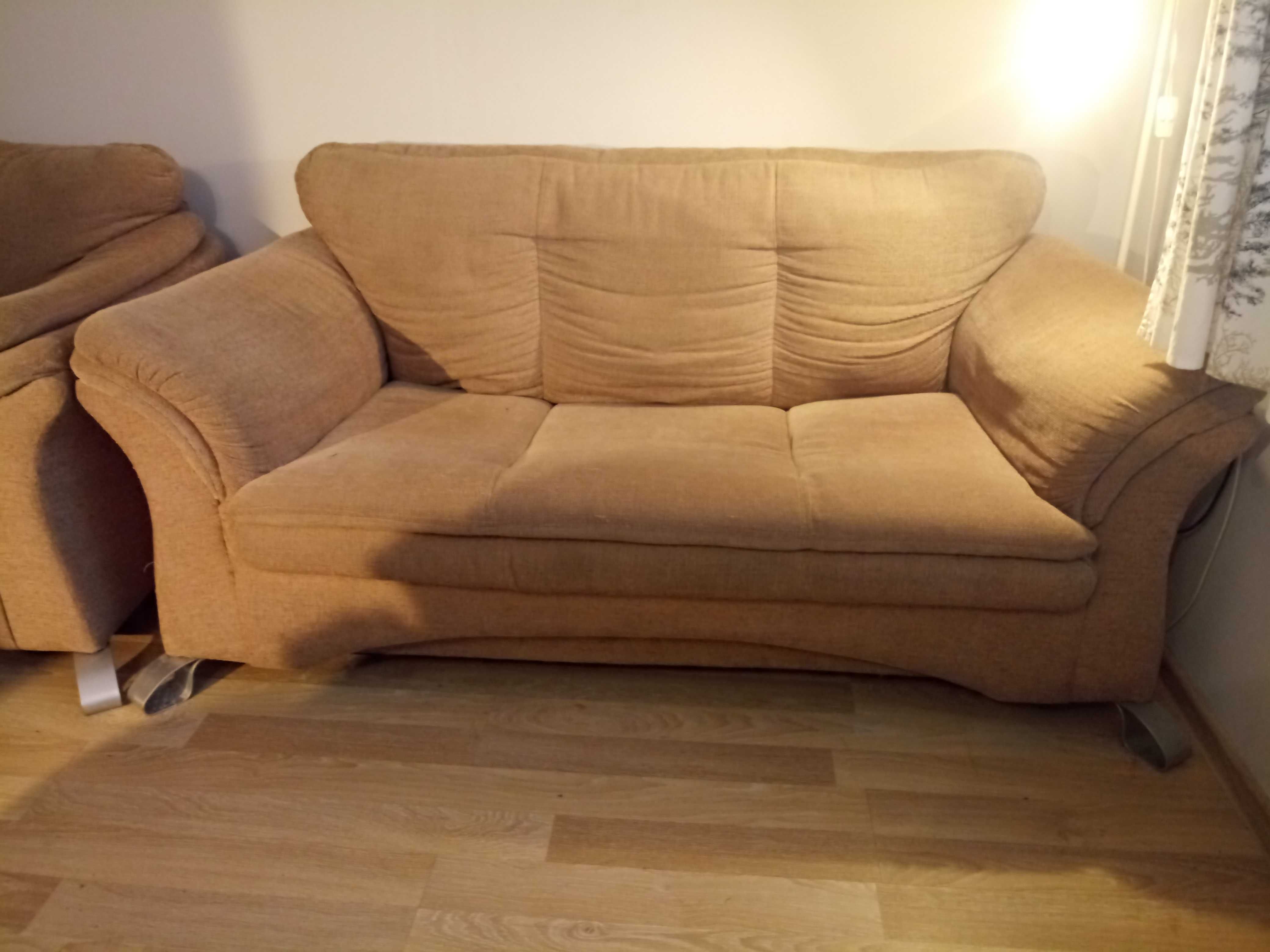 Tanio komplet mebli wypoczynkowych kanapa + sofa + fotel