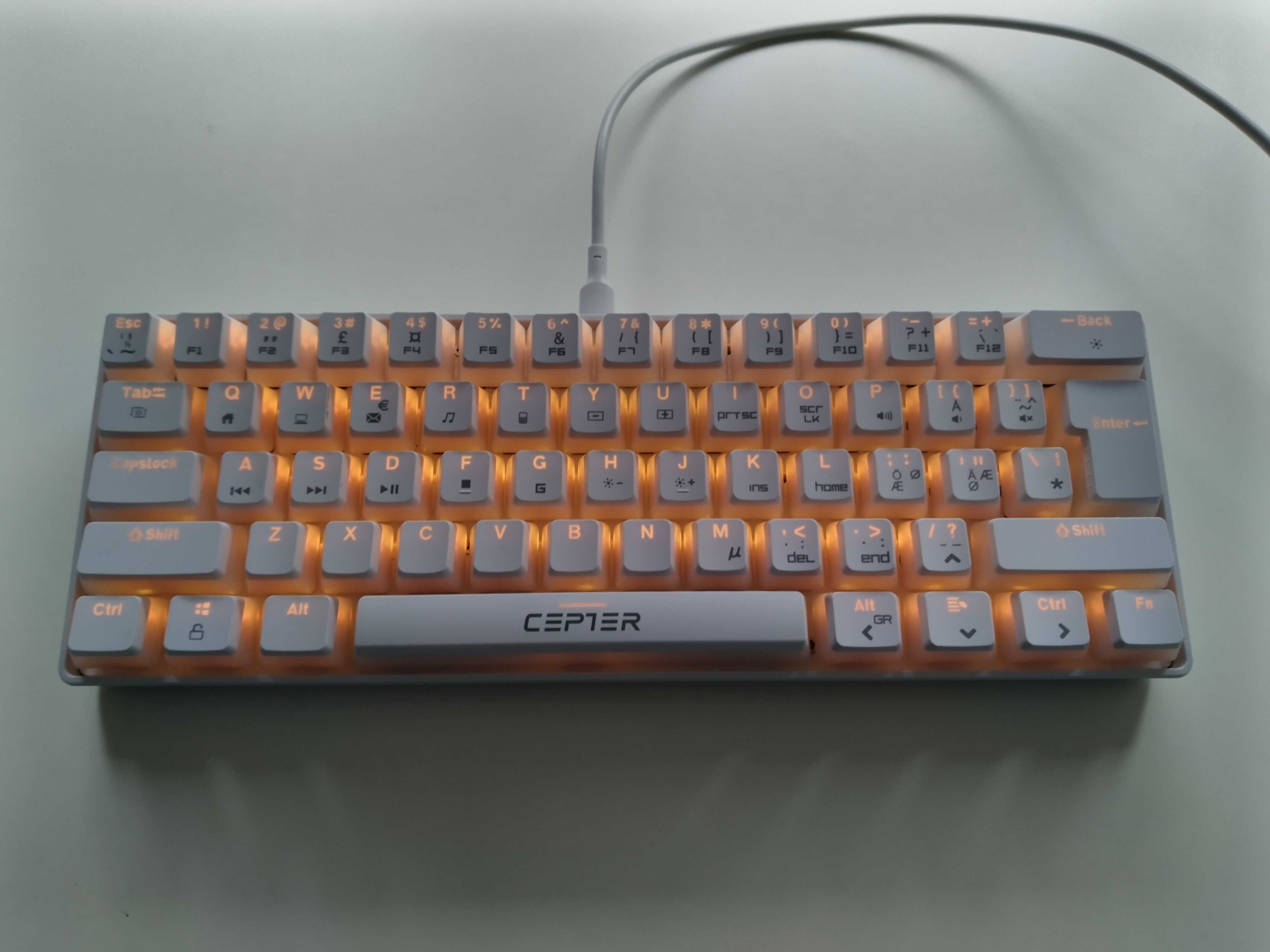 S CEPTER AMBER MINI Mechaniczna Klawiatura Keyboard Gaming RGB Okazja