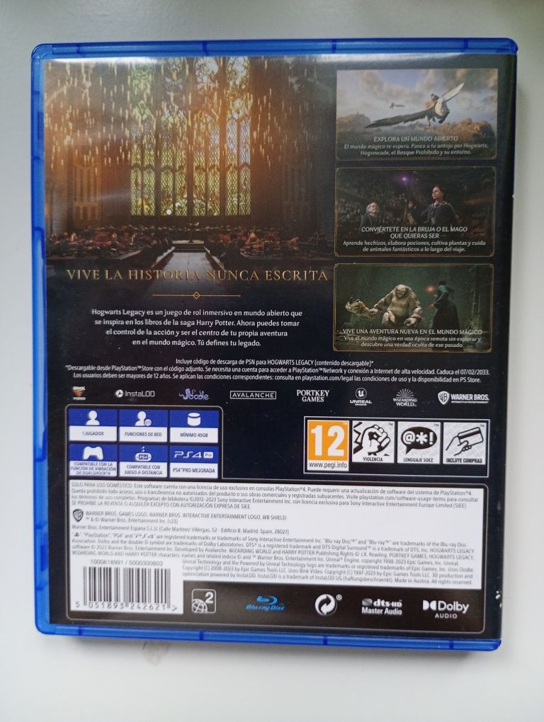 Hogwarts legacy PS4 dziedzictwo hogwartu