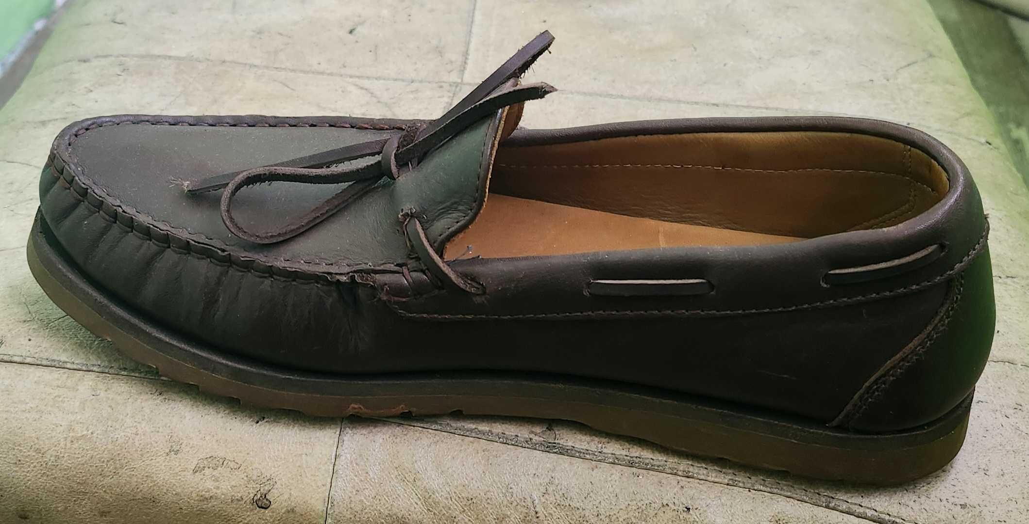 " Massimo Dutti" кожаные мокасины
