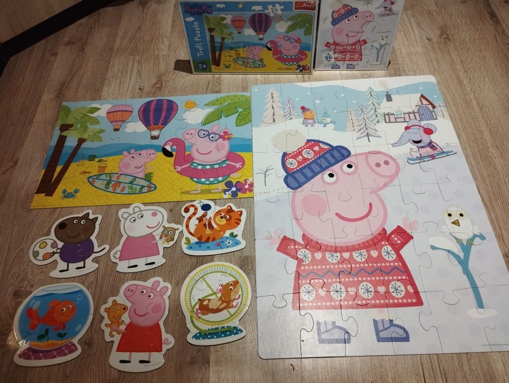 Puzzle świnka Peppa